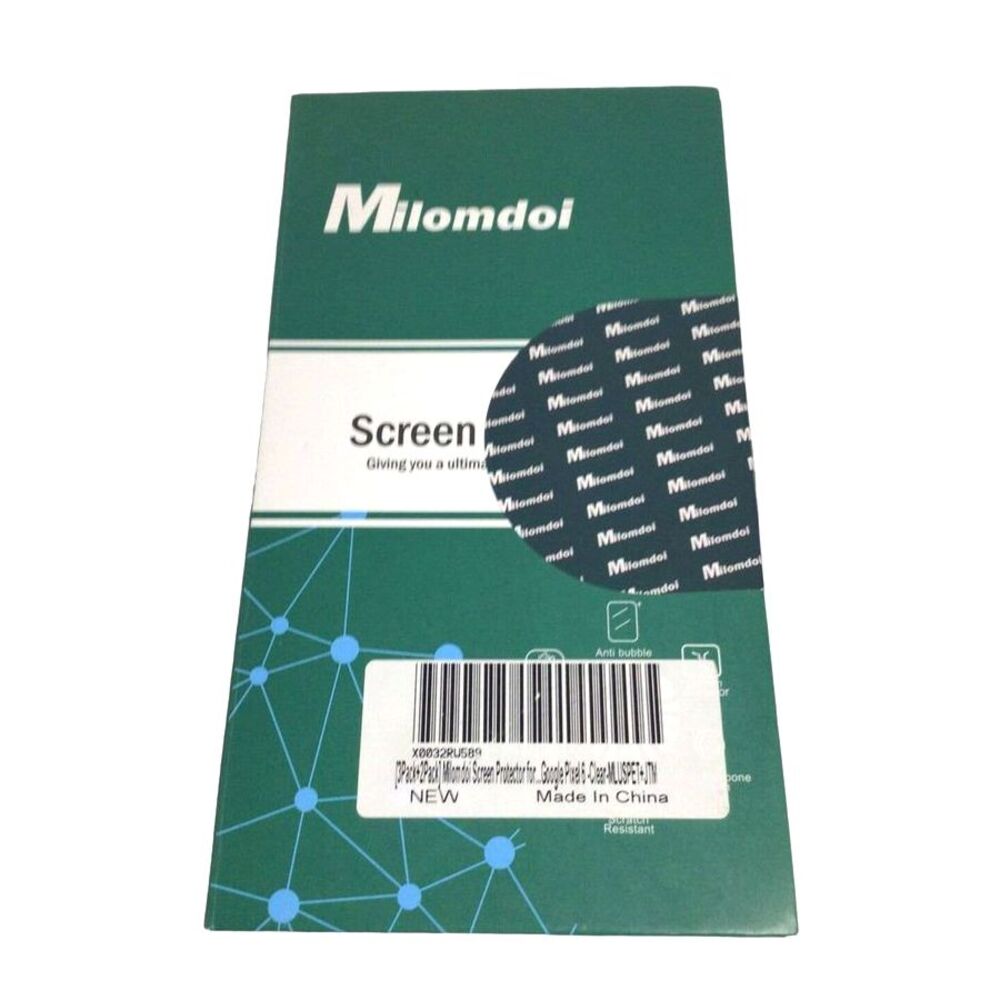 Milomdoi Designed for Google Pixel 6 Screen Protector 3-Pack with 2 Pack